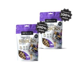 DR MALOU 100% liofilizowana wątroba wołowa 2x50g przysmaki dla kotów