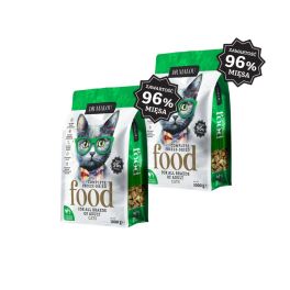 DR MALOU Liofilizowana karma Kurczak z łososiem 2x1 kg sucha karma dla kotów