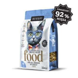 DR MALOU Liofilizowana karma Kaczka z jagnięcią 1 kg sucha karma dla kotów