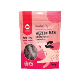 MACED Węzełki Maxi z piersi kaczki i baraniny 12,5 cm 500 g