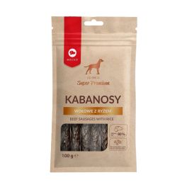 MACED Super Premium Kabanosy wołowe z ryżem 100 g