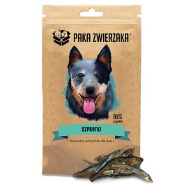 PAKA ZWIERZAKA Szprotki 100% 60 g naturalny przysmak dla psa
