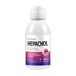 EUROWET Hepachol 125ml karma uzupełniająca wspomagająca działanie układu pokarmowego dla psów, kotów i gołębi