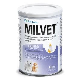 EUROWET Milvet preparat mlekozastępczy dla szczeniąt i kotów 800 g