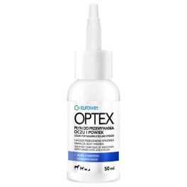 EUROWET Optex 50 ml płyn do przemywania oczu dla psów i kotów