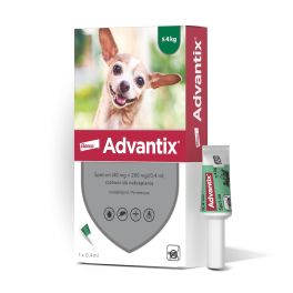 BAYER ADVANTIX Roztwór do nakrapiania dla psów do 4 kg (1 x 0,4 ml)