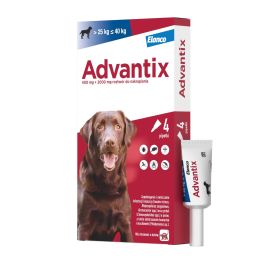 BAYER ADVANTIX Roztwór do nakrapiania dla psów od 25 do 40 kg (4 x 4 ml)