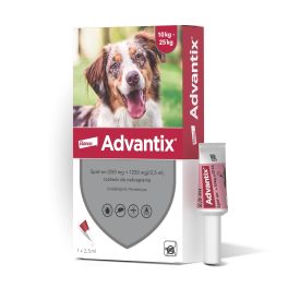 BAYER ADVANTIX Roztwór do nakrapiania dla psów od 10 do 25 kg (1 x 2.5 ml)
