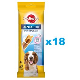 PEDIGREE DentaStix (średnie rasy) przysmak dentystyczny dla psów 54 szt. - 18x77g