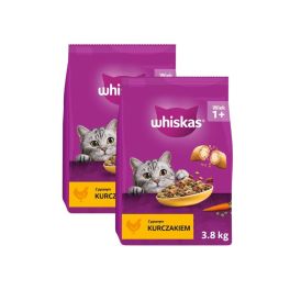 WHISKAS Adult z kurczakiem 7,6 kg (2x3,8 kg) sucha karma dla kotów