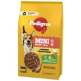 PEDIGREE Adult Mini 500 g z drobiem i warzywami sucha karma pełnoporcjowa dla dorosłych psów małych ras