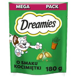 DREAMIES Mega Pack Chrupiące przysmaki dla kota o smaku kocimiętki 4x180 g