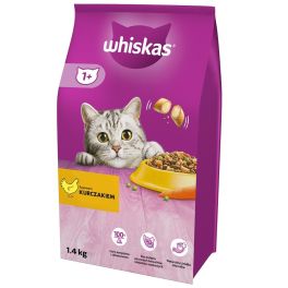 WHISKAS Adult 1,4 kg sucha karma pełnoporcjowa dla dorosłych kotów z pysznym kurczakiem