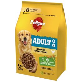 PEDIGREE Adult 2,6 kg z drobiem i warzywami sucha karma pełnoporcjowa dla psów dużych i średnich ras