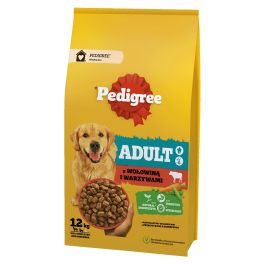 PEDIGREE Adult 12 kg z wołowiną i warzywami dla psów dużych i średnich ras