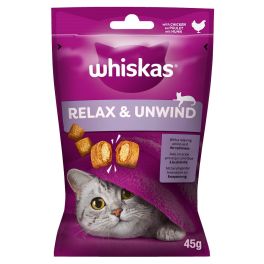 WHISKAS Relaks i Odprężenie 45 g przysmak z kurczakiem dla kota