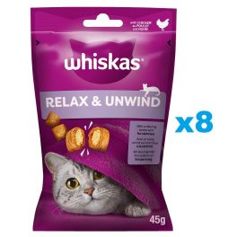 WHISKAS Relaks i Odprężenie 8x45 g przysmak z kurczakiem dla kota