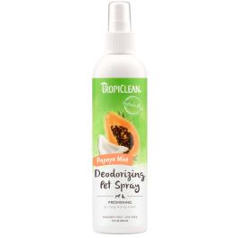 TROPICLEAN Papaya Mist Deodorizing Spray 236ml spray odświeżający dla psa i kota