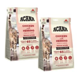 ACANA Indoor Entrée Cat 2x340 g z kurczakiem i indykiem, dla niewychodzących kotów