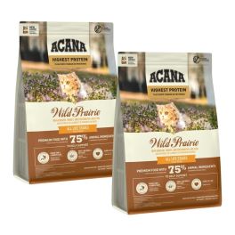 ACANA Highest Protein Wild Prairie Cat 2x1,8 kg z drobiem, rybami i jajami, dla kotów w każdym wieku