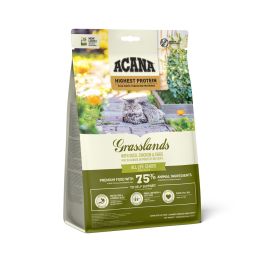 ACANA Highest Protein Grasslands Cat 340 g z kurczakiem, kaczką, indykiem i przepiórką, dla wszystkich kotów 