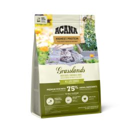 ACANA Highest Protein Grasslands Cat 1,8 kg z kurczakiem, kaczką, indykiem i przepiórką, dla wszystkich kotów 