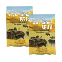 TASTE OF THE WILD High Prairie 2x5,6 kg z bizonem i pieczonym jeleniem