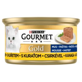 GOURMET Gold Mus z drobiem 85 g mokra karma dla kotów