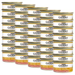 GOURMET Gold łosoś i kurczak w sosie dla kota 48x85 g