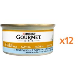 GOURMET Gold Mus z tuńczykiem dla kota 12x85 g