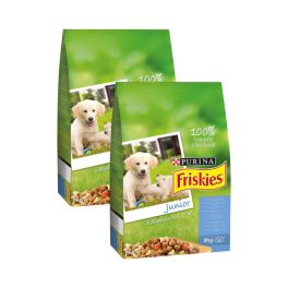 FRISKIES Junior z kurczakiem, dodatkiem mleka i warzyw 16kg (2x8 kg)