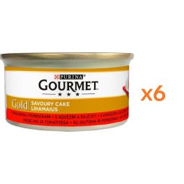 GOURMET Gold Savoury Cake z wołowiną i pomidorami 6x85 g