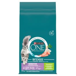 PURINA ONE Bifensis Sensitive Cat Turkey and Rice 9,75 kg indyk i ryż, sucha karma dla kotów o wrażliwym układzie pokarmowym