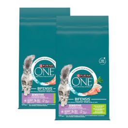 PURINA ONE Bifensis Sensitive Cat Turkey and Rice 19,5kg (2x9,75 kg) indyk i ryż, sucha karma dla kotów o wrażliwym układzie pokarmowym