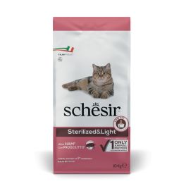 SCHESIR Original Sterilized and Light Szynka 10 kg karma sucha dla kota po sterylizacji i lekkostrawna
