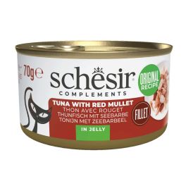 SCHESIR Complements Tuńczyk z barweną w galarecie 70 g karma mokra uzupełniająca dla kotów