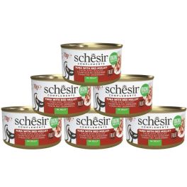 SCHESIR Complements Tuńczyk z barweną w galarecie 6x70 g karma mokra uzupełniająca dla kotów