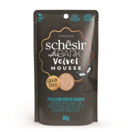 SCHESIR After Dark Velvet Mousse Kurczak z jajkami przepiórczymi saszetka 80 g karma mokra dla kotów