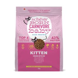 SCHESIR Born Carnivore Kurczak z jajkiem 255 g karma sucha dla kociąt