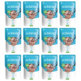 SCHESIR Tuńczyk w galarecie dla kotów 12x85 g