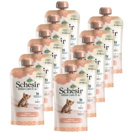 SCHESIR Kitten Care pasta z kurczaka 10x150 g karma mokra dla kociąt