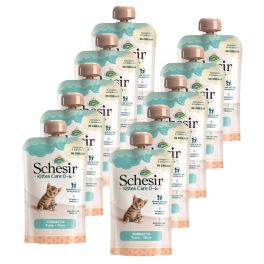 SCHESIR Kitten Care pasta z tuńczyka 10x150 g karma mokra dla kociąt
