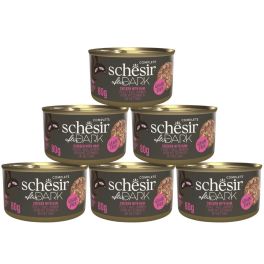SCHESIR After Dark Kurczak z szynką w bulionie 6x80 g karma mokra dla kotów