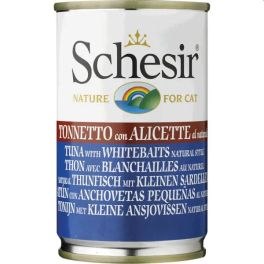 SCHESIR Tuńczyk z drobnymi rybkami morskimi karma uzupełniająca dla kota 140 g