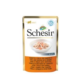 SCHESIR Tuńczyk z kurczakiem i krewetkami 50g