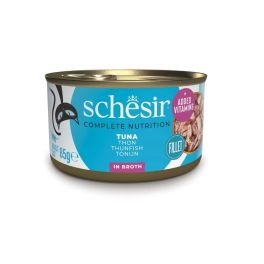 SCHESIR Tuńczyk w bulionie dla kotów 85 g