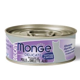 MONGE Delicate Cat Kurczak z omletem i anchois 80 g