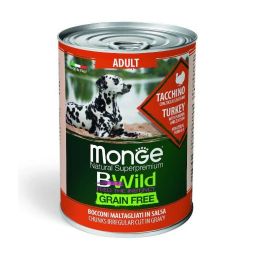 MONGE BWild grain free Karma dla psa z indykiem 400g