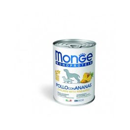 MONGE Dog Fruit Monoprotein Kurczak z ananasem 400 g