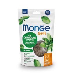 MONGE Cat Adult Dental Królik z miętą pieprzową 60 g